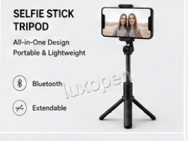 Bluetooth Selfie Stick Tripod